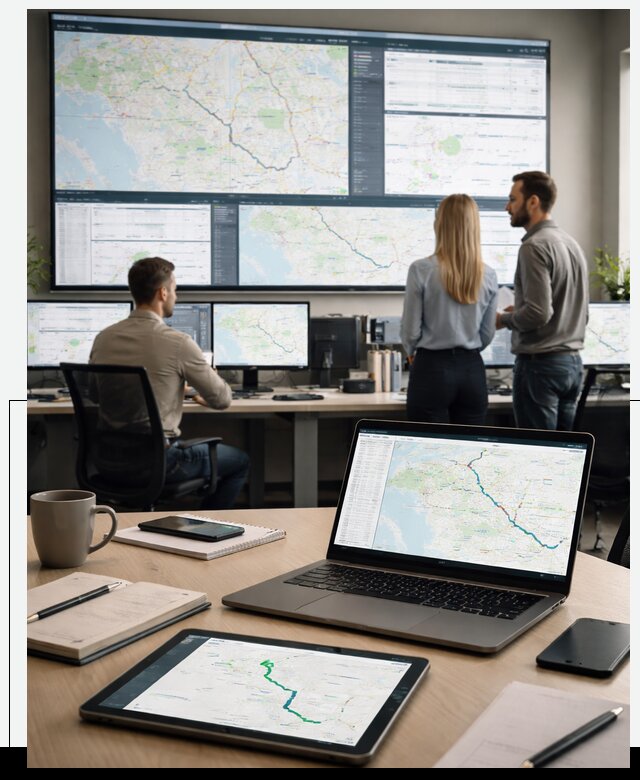 Трекинг грузов и Fleet Management, мониторинг автопарка в Вязьме